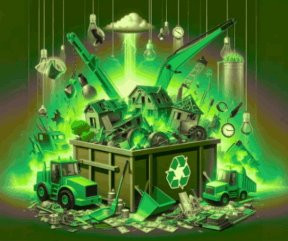 How do dumpster rental services enhance the overall efficiency of disaster recovery operations?