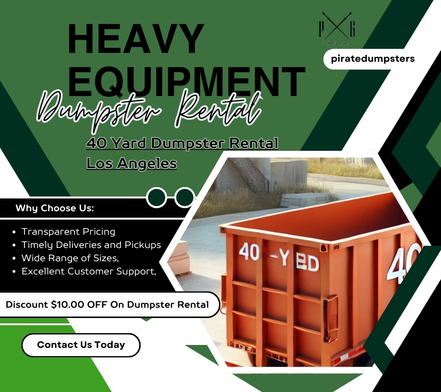 Affordable 40 Yard Dumpster Rental