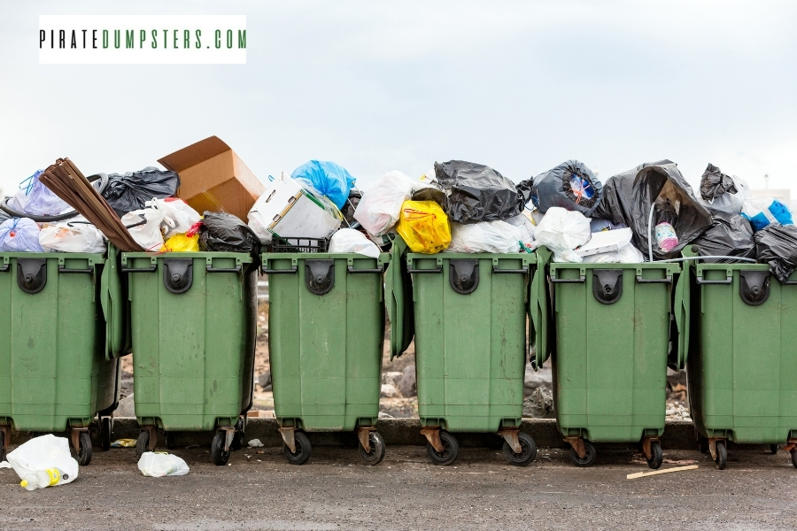 plastic disposal waste dumpsters